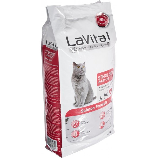 Lavital Somonlu Kısır Kedi Maması 12kg