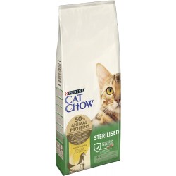 Purina Cat Chow Kısırlaştırılmış Tavuklu Yetişkin Kedi Maması 15 Kg