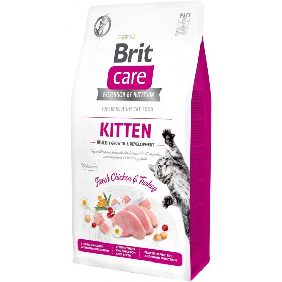 Brit Care Healthy gowth & Development, Yavru Kedi 7 KG